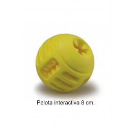 PELOTA INTERACTIVA SNACKS 8 cm.