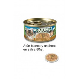 LATA Atún blanco y anchoas en salsa.80gr.